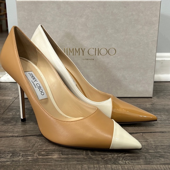 Jimmy Choo Shoes - Jimmy Choo Love 100 Butter Rum Latte Pumps Size 40.5/ 10.5